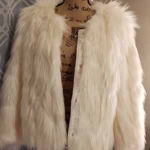 Faux fur jacket